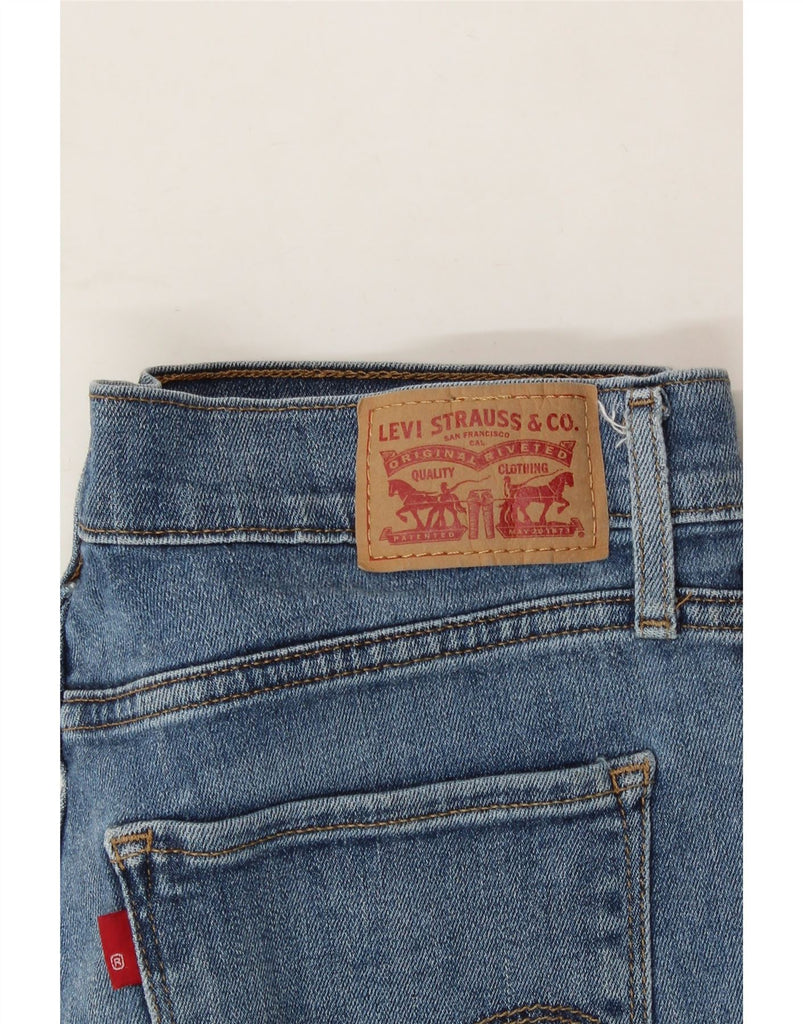 LEVI'S Womens High Rise Straight Jeans  W29 L24 Blue Cotton Vintage Levi's and Second-Hand Levi's from Messina Hembry 