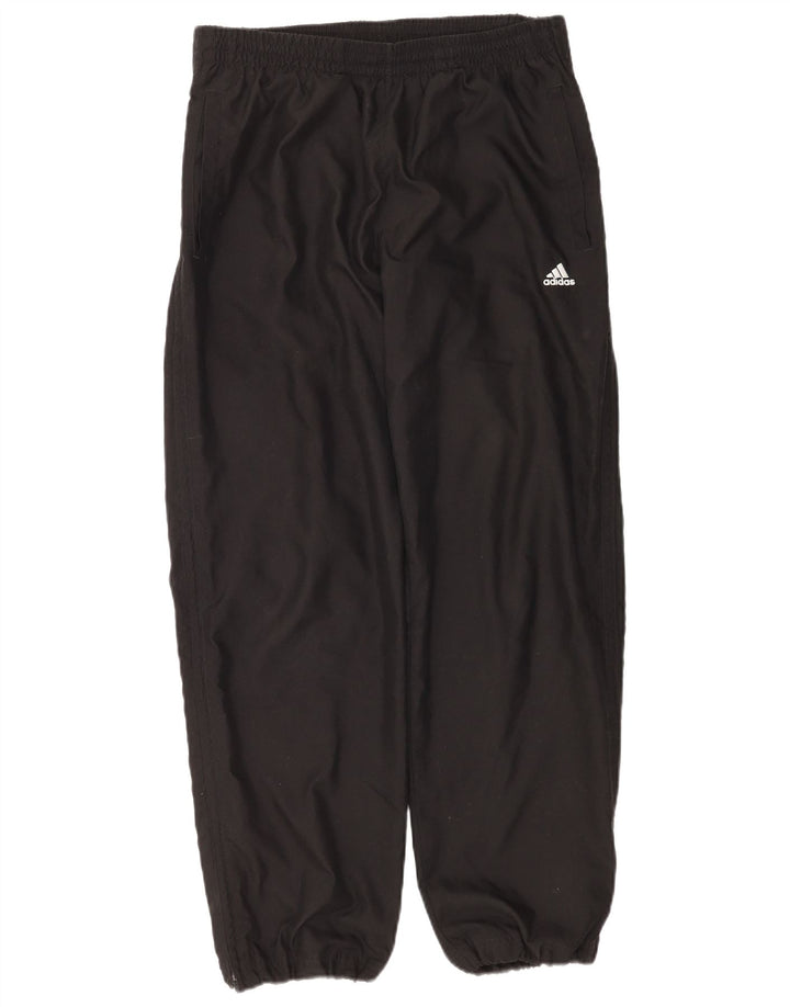 ADIDAS Mens Climalite Tracksuit Trousers Joggers Medium Black Polyester
