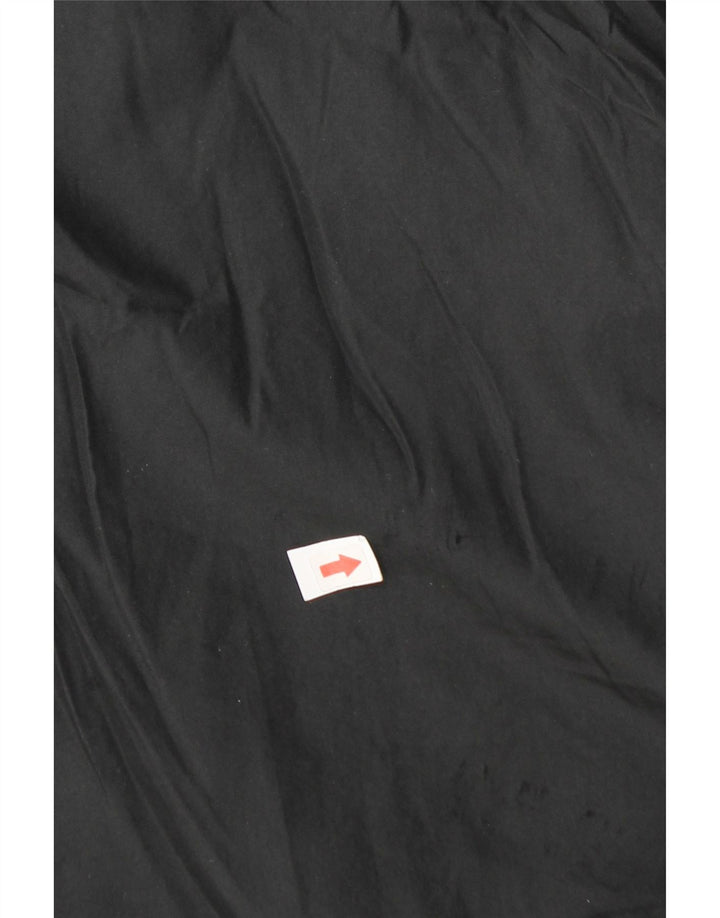 Adidas Boys Graphic Tracksuit Top Jacket 13-14 Years Black Polyester