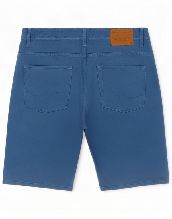 Jack & Jones Mens Regular Fit Casual Shorts Large W34 Blue Cotton