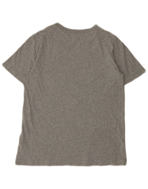 Nike Boys Standard Fit Graphic T-Shirt Top 13-14 Years Large Grey Cotton