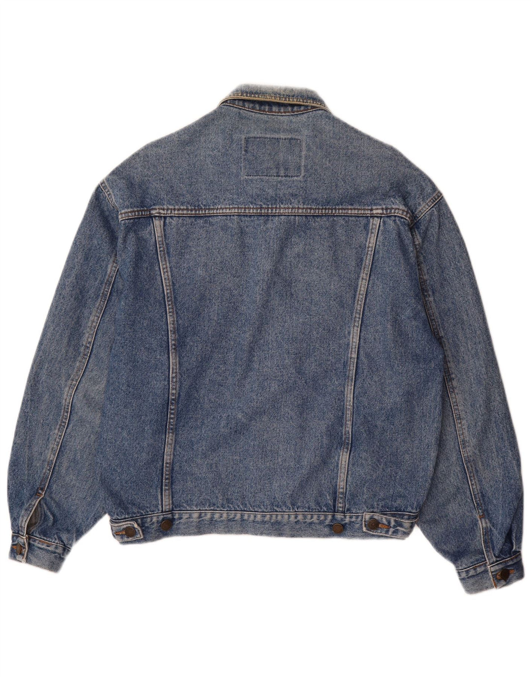 Casucci Mens Denim Jacket UK 38 Medium Blue Cotton