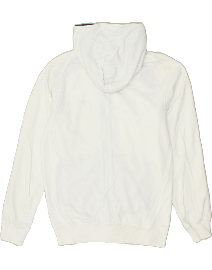 CHAMPION Mens Zip Hoodie Sweater Small White Colourblock Cotton | Vintage Champion | Thrift | Second-Hand Champion | Used Clothing | Messina Hembry 