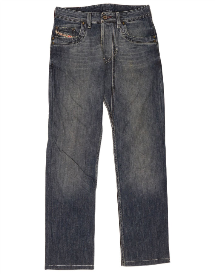 Diesel Mens Straight Jeans W29 L32 Blue Cotton