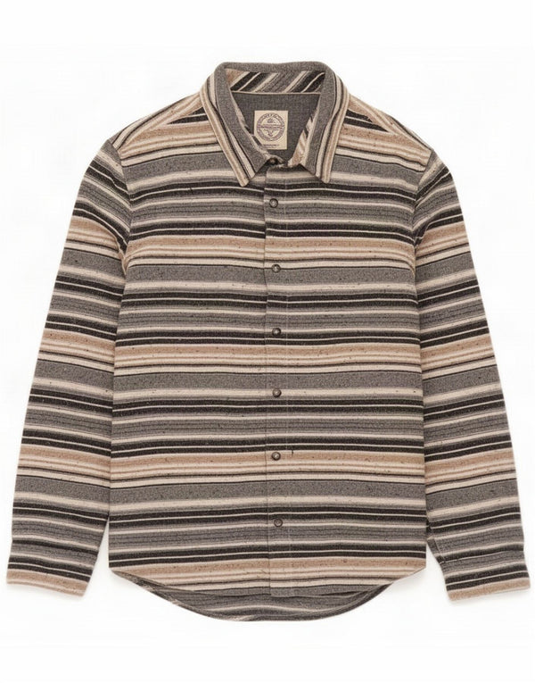 Fat Face Mens Flannel Shirt Large Multicoloured Striped Cotton