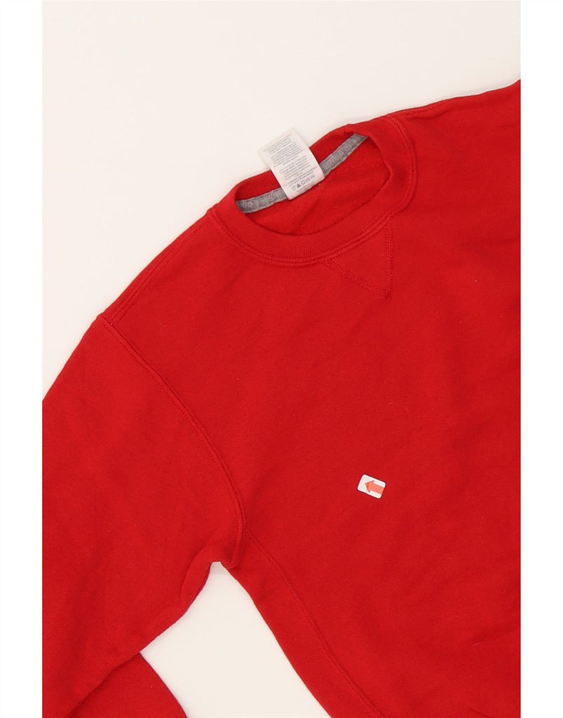 RUSSELL ATHLETIC Boys Sweatshirt Jumper 9-10 Years Medium  Red Cotton Vintage Russell Athletic and Second-Hand Russell Athletic from Messina Hembry 