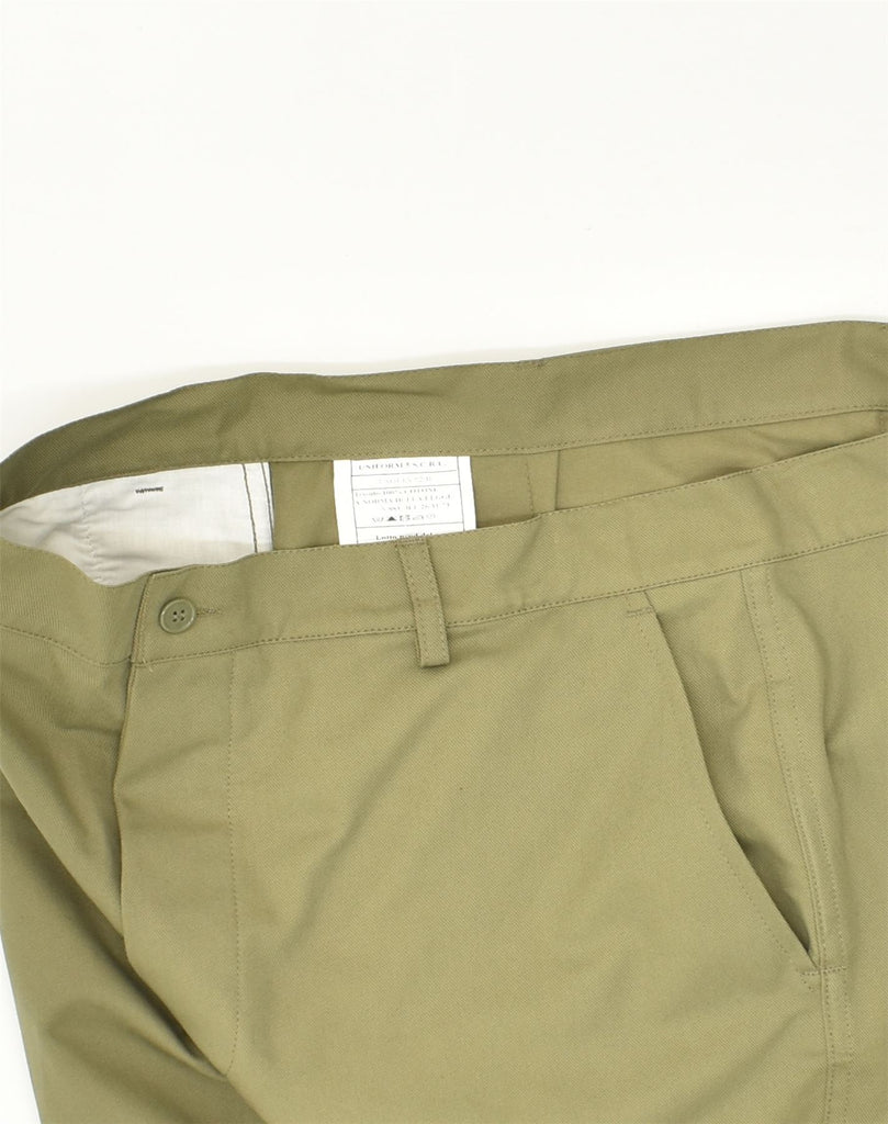 VINTAGE Mens Straight Casual Trousers IT 52 XL W36 L31 Khaki Cotton | Vintage Vintage | Thrift | Second-Hand Vintage | Used Clothing | Messina Hembry 