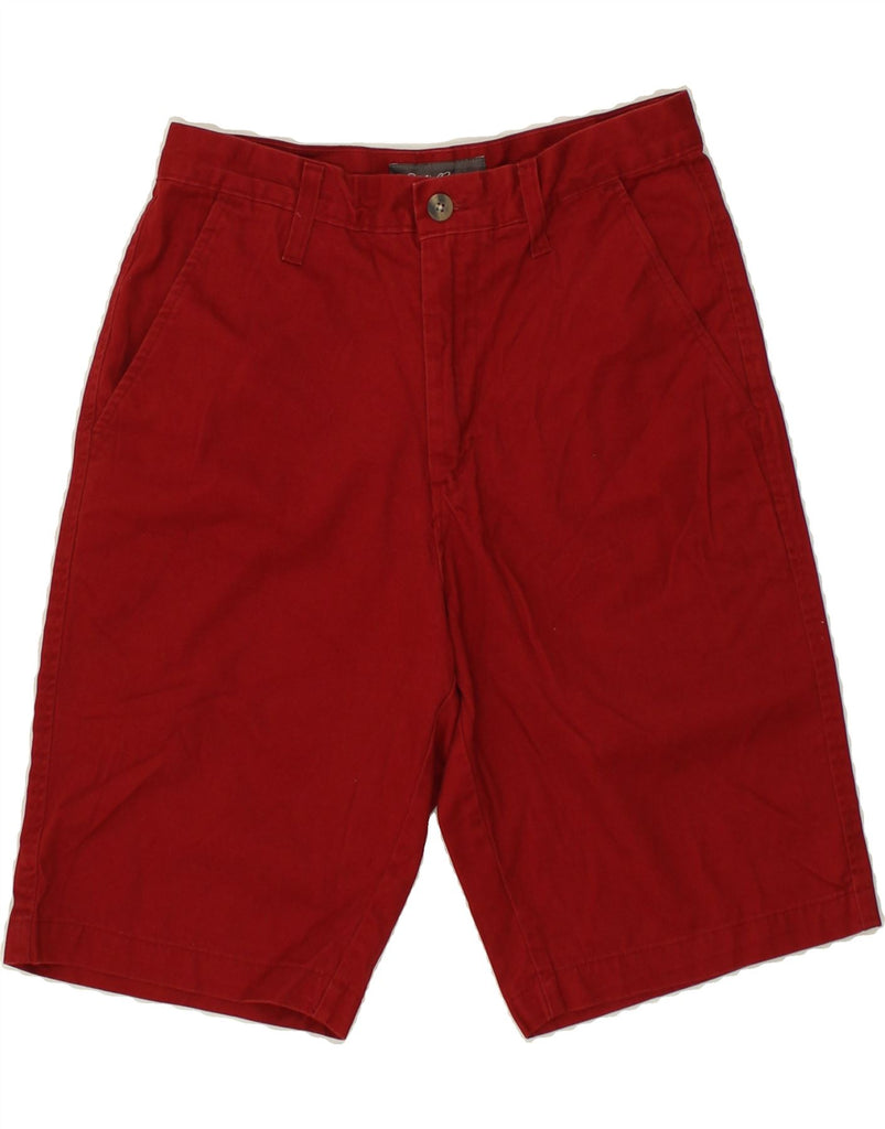 EDDIE BAUER Mens Chino Shorts W30 Medium Red Cotton | Vintage Eddie Bauer | Thrift | Second-Hand Eddie Bauer | Used Clothing | Messina Hembry 