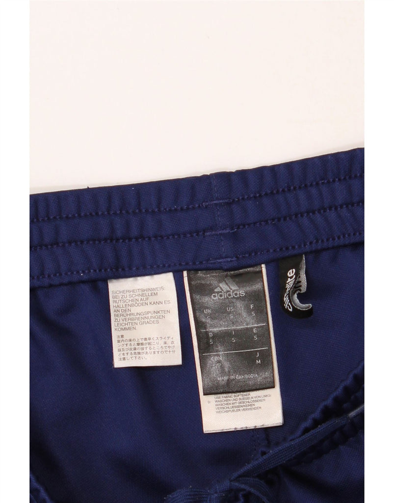 ADIDAS Mens Climalite Tracksuit Trousers Small  Navy Blue Polyester Vintage Adidas and Second-Hand Adidas from Messina Hembry 