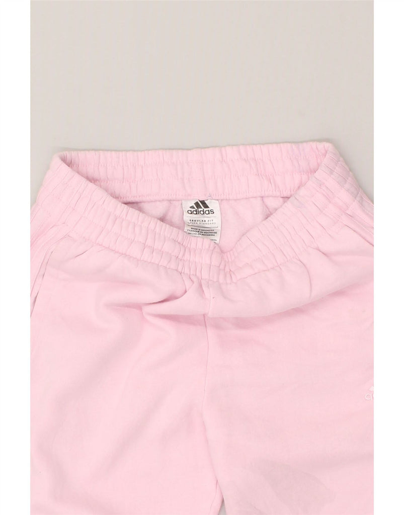 ADIDAS Girls Tracksuit Trousers Joggers 13-14 Years Large Pink Cotton | Vintage Adidas | Thrift | Second-Hand Adidas | Used Clothing | Messina Hembry 