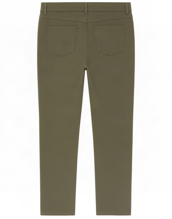 Marks & Spencer Womens Straight Casual Trousers UK 16 Large W36 L28 Khaki