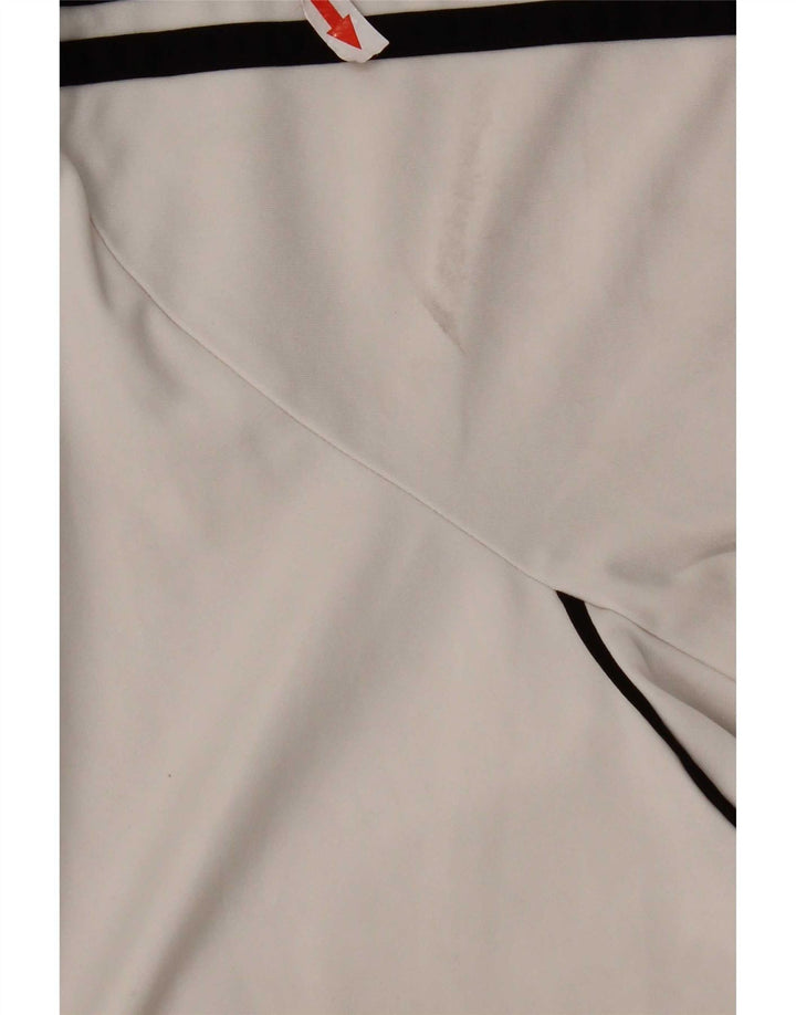 Adidas Mens Climalite T-Shirt Top Large White Polyester
