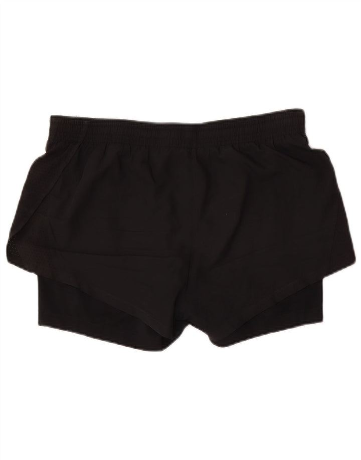 Nike Womens Dri Fit Sport Shorts UK 14 Medium Black Polyester