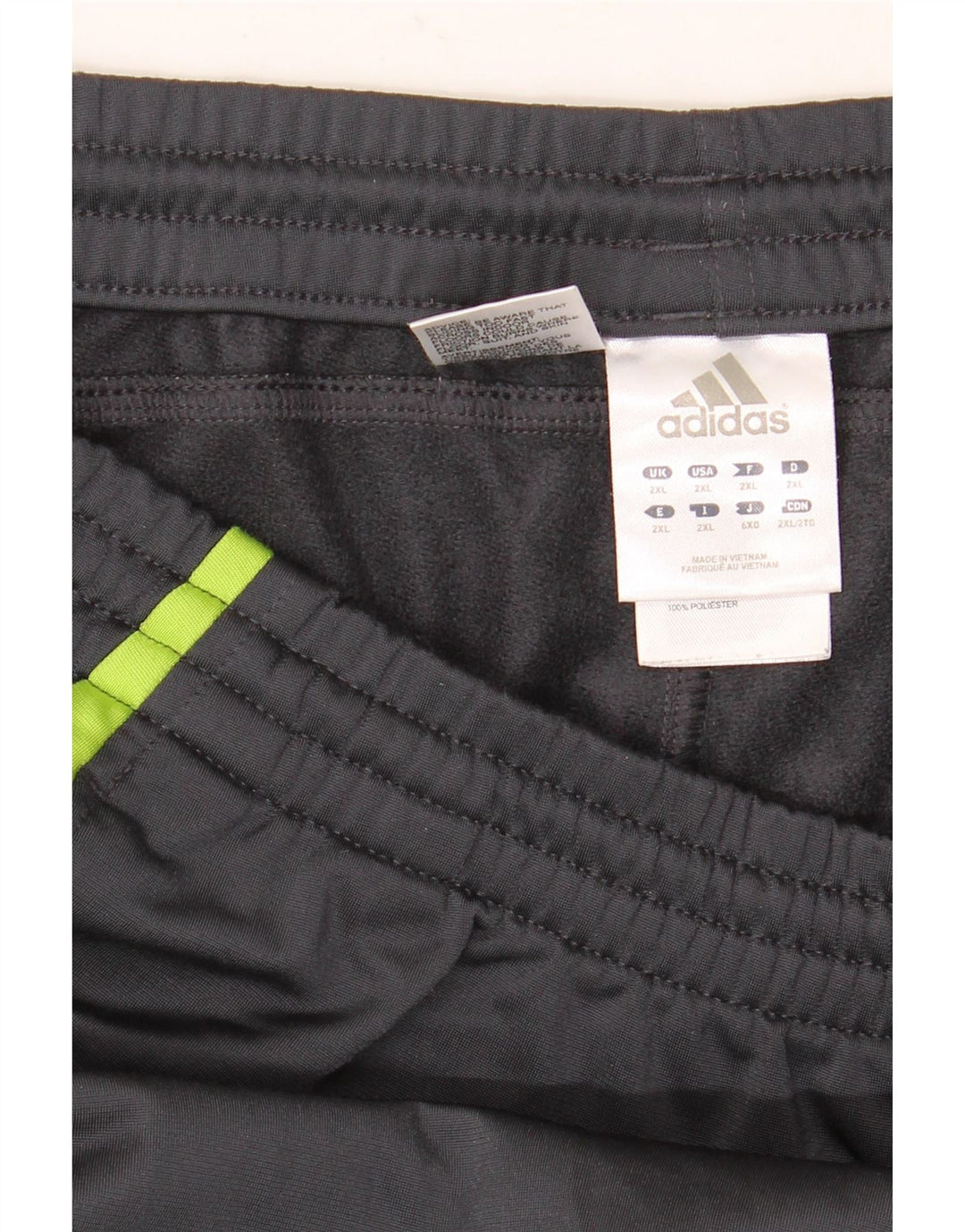 Adidas Mens Tracksuit Trousers 2XL Navy Blue Colourblock Polyester