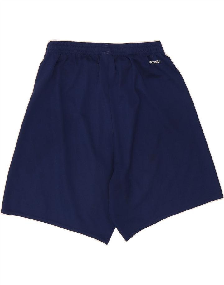 ADIDAS Mens Climalite Sport Shorts Small  Navy Blue Polyester Vintage Adidas and Second-Hand Adidas from Messina Hembry 