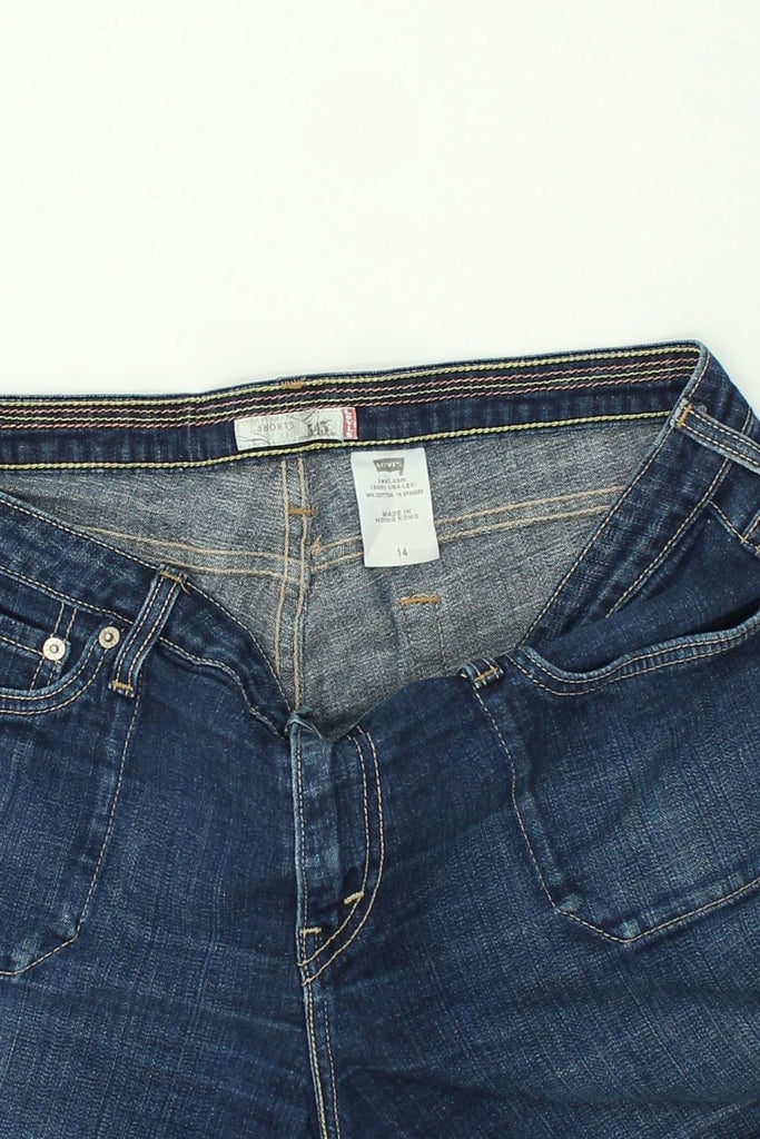 LEVI'S Womens 545 Denim Shorts US 14 XL W38 Blue Cotton | Vintage Levi's | Thrift | Second-Hand Levi's | Used Clothing | Messina Hembry 
