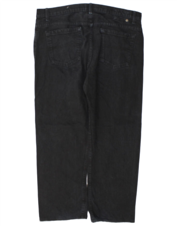 Marks & Spencer Mens Straight Jeans W36 L26 Black Cotton