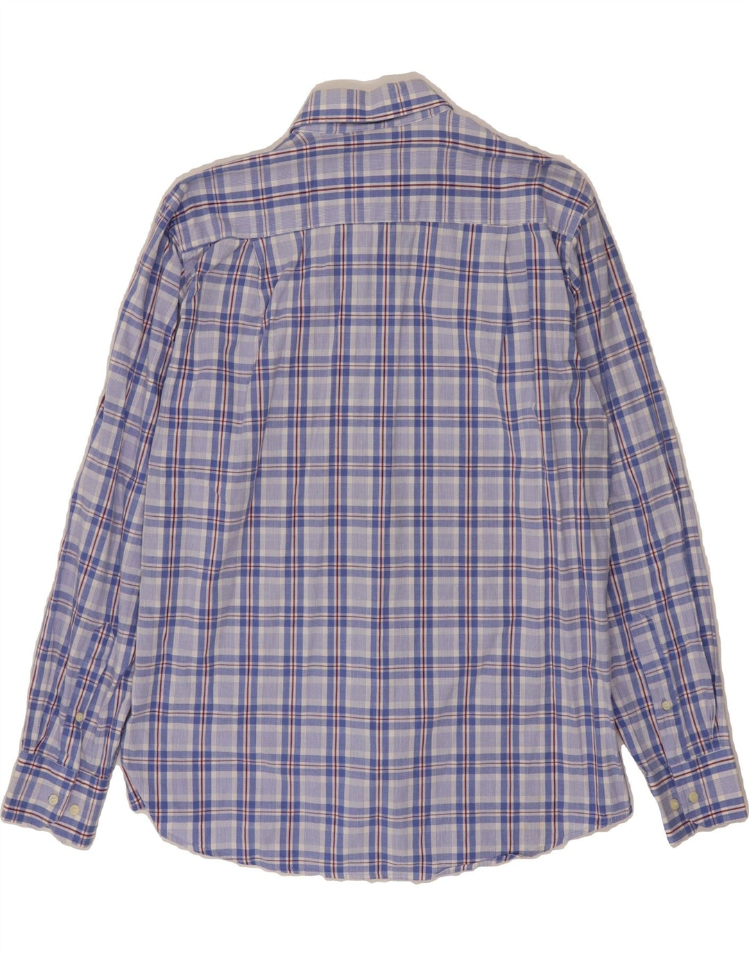 CHARRO Mens Shirt Large Blue Check Cotton Vintage Charro and Second-Hand Charro from Messina Hembry 