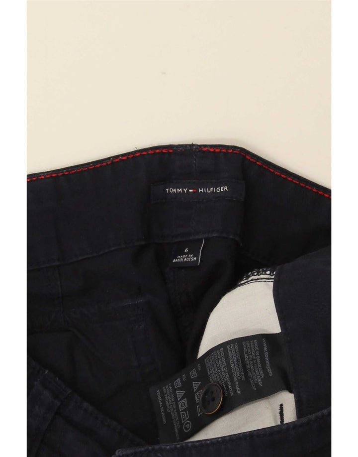 Tommy Hilfiger Womens Mini Skirt US 6 Medium W30  Navy Blue Cotton