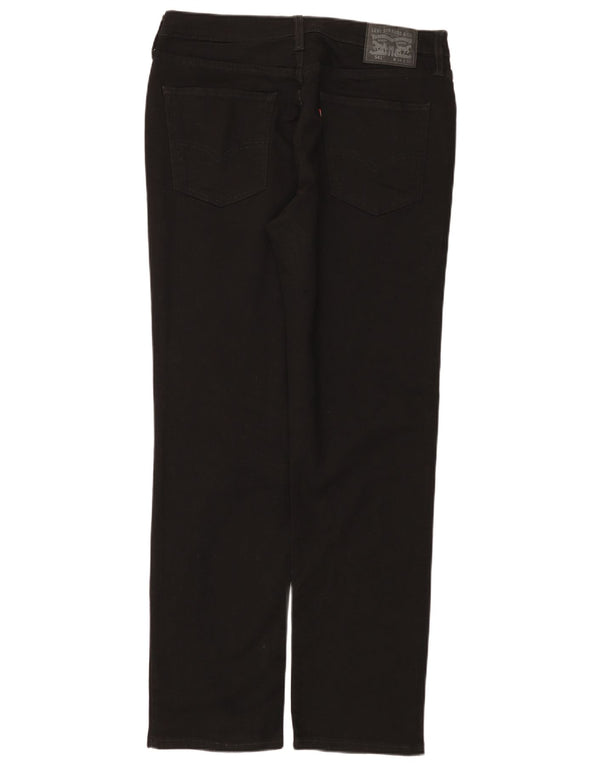 Levi's Mens 541 Tapered Jeans W34 L32 Black Cotton