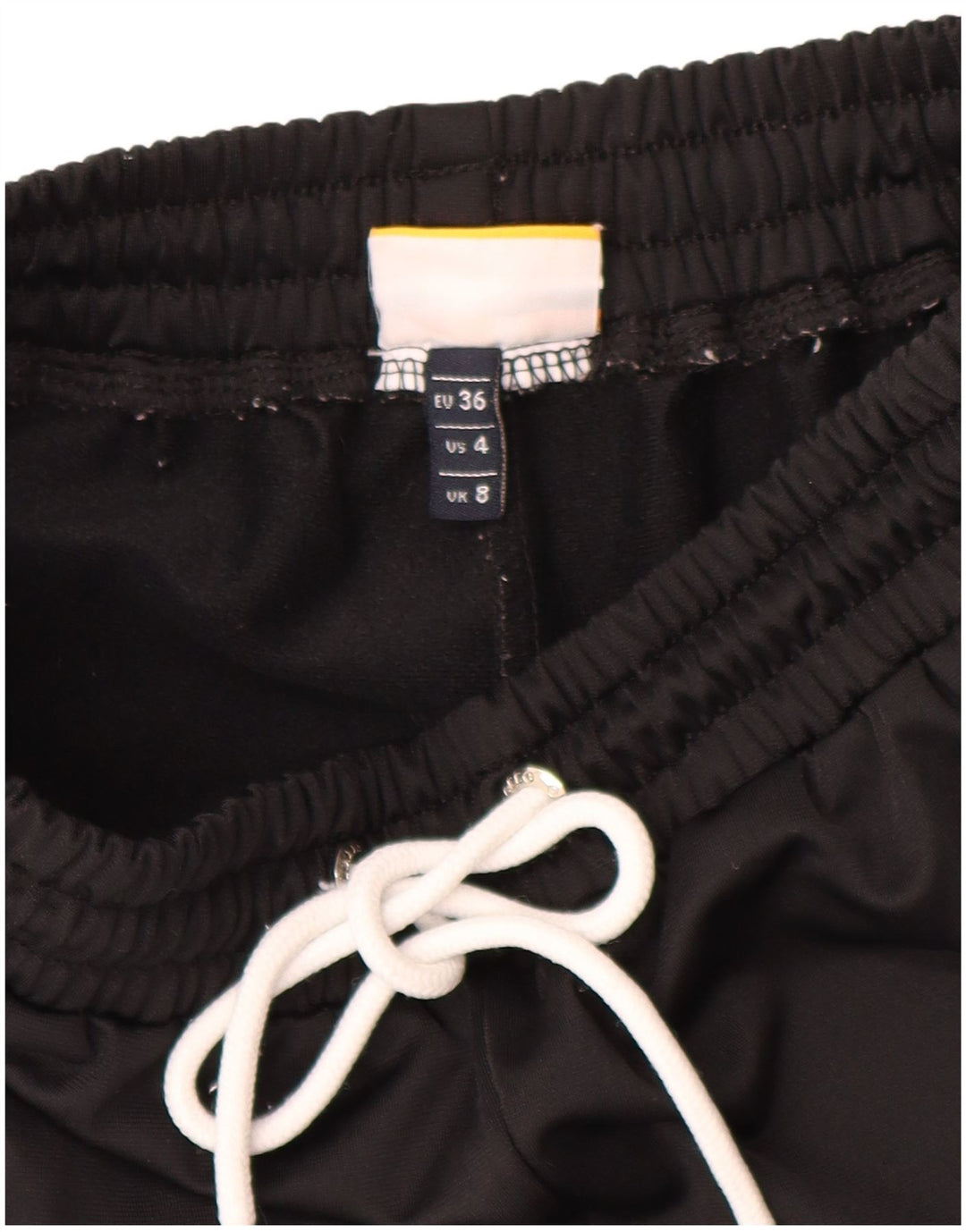 Ellesse Womens Graphic Sport Shorts UK 8 Small Black