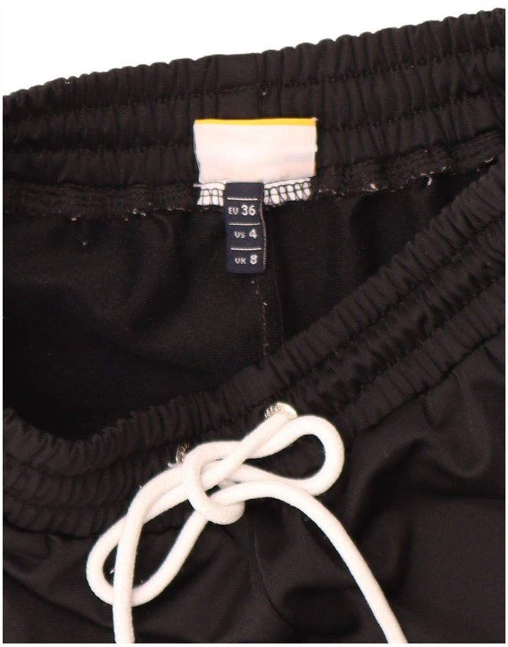 Ellesse Womens Graphic Sport Shorts UK 8 Small Black