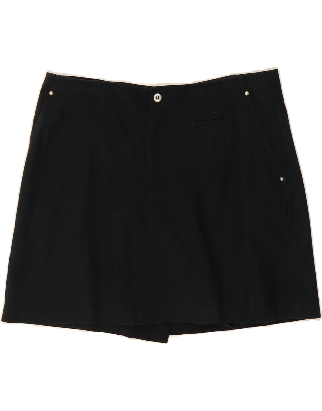 DOCKERS Womens Favorite Fit Skort US 12 Large  Black Cotton Vintage Dockers and Second-Hand Dockers from Messina Hembry 