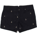 J. CREW Womens Graphic Chino Shorts US 6 Medium W30  Navy Blue Cotton Vintage J. Crew and Second-Hand J. Crew from Messina Hembry 