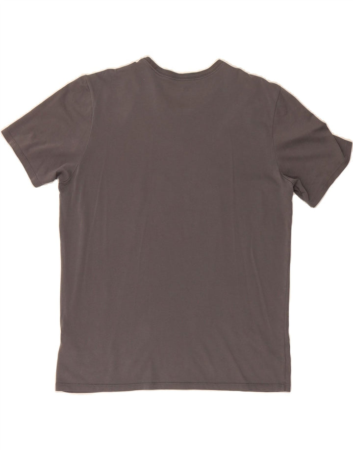 NIKE Mens Dri Fit Graphic T-Shirt Top Large Grey Cotton Vintage Nike and Second-Hand Nike from Messina Hembry 