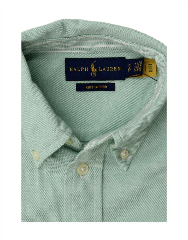 Ralph Lauren Mens Small Turquoise Cotton
