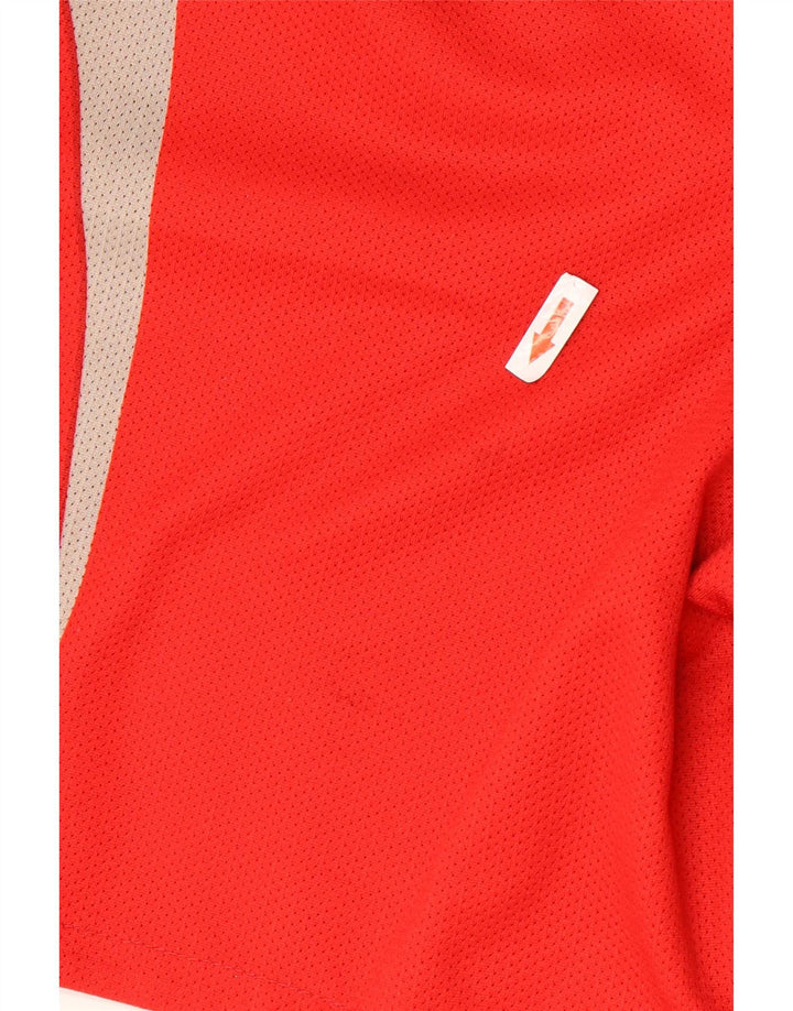 Champion Mens Graphic Sport Shorts Large Red Colourblock Polyester