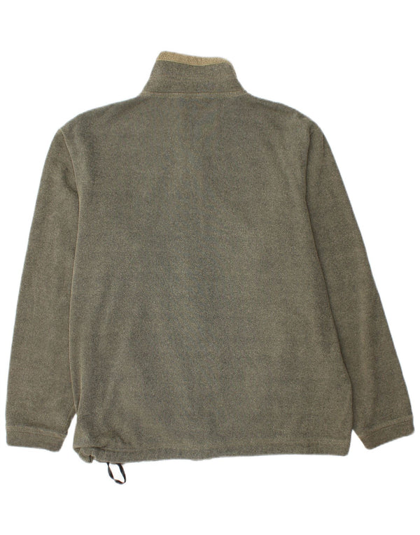 Champion Mens Tracksuit Top Jacket Large Khaki Cotton