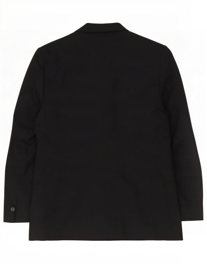 Marks & Spencer Womens 1 Button Standard Fit Blazer Jacket UK 18 XL Black