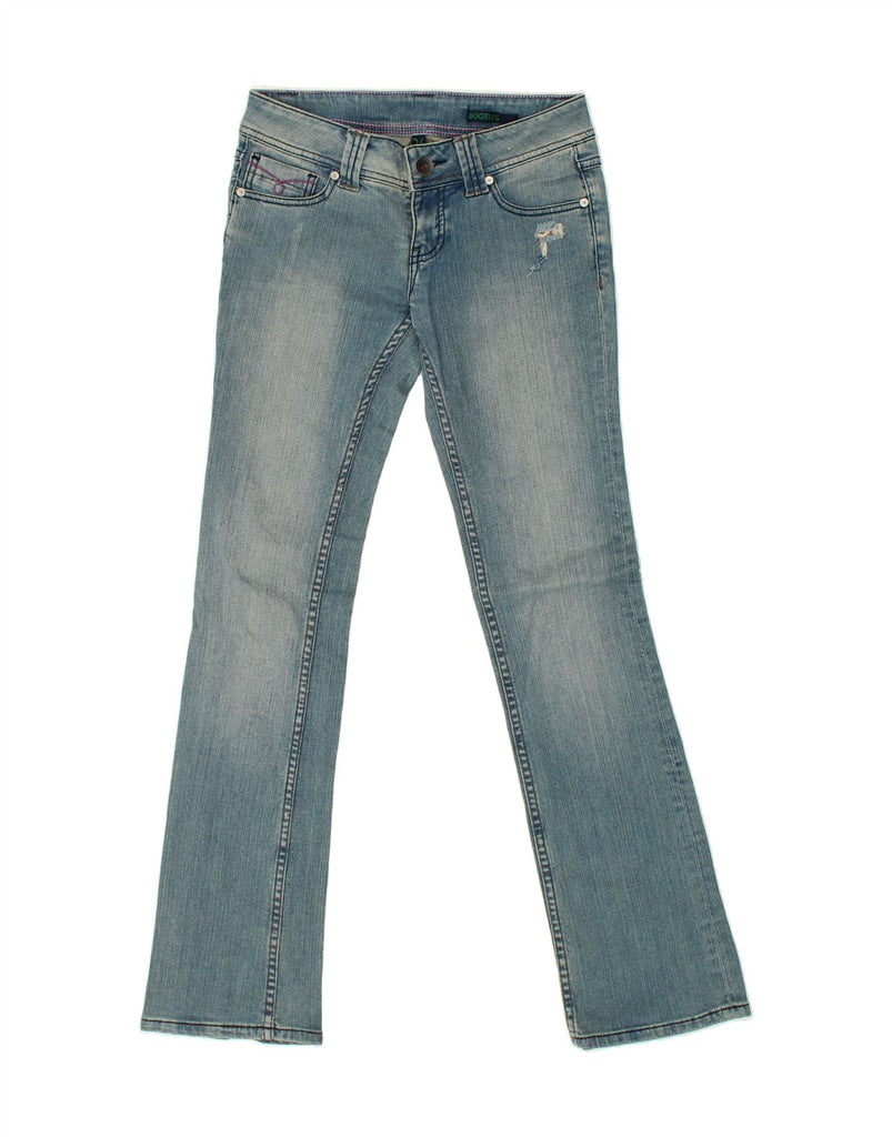 BENETTON Womens Bootcut Jeans W26 L31 Blue Vintage Benetton and Second-Hand Benetton from Messina Hembry 