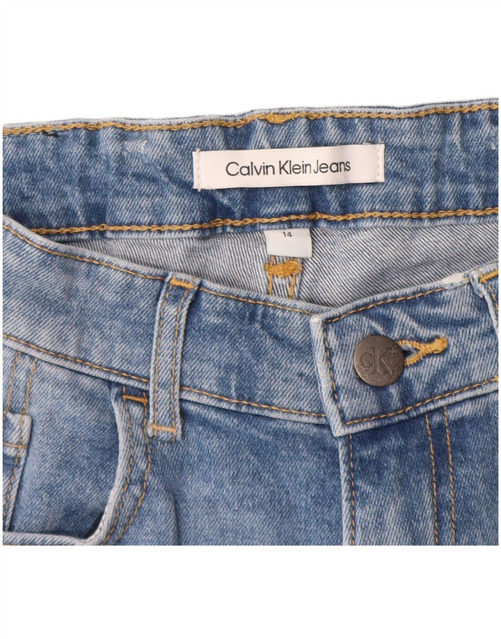 Calvin Klein Boys Denim Shorts 13-14 Years W26  Blue