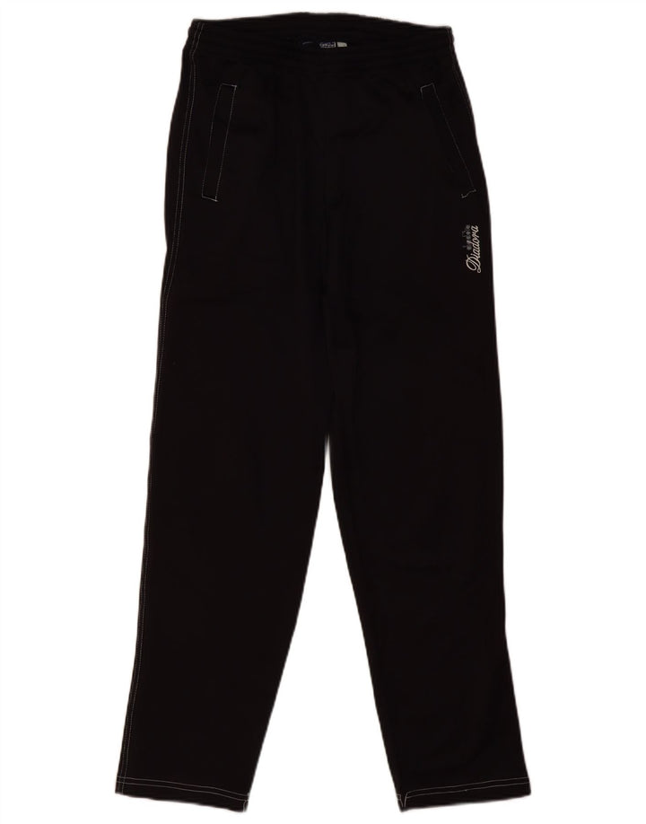 DIADORA Womens Tracksuit Trousers UK 10 Small Black Polyester