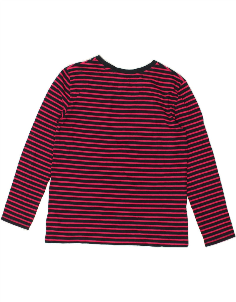 POLO RALPH LAUREN Girls Top Long Sleeve 12-13 Years Large Pink Striped | Vintage Polo Ralph Lauren | Thrift | Second-Hand Polo Ralph Lauren | Used Clothing | Messina Hembry 