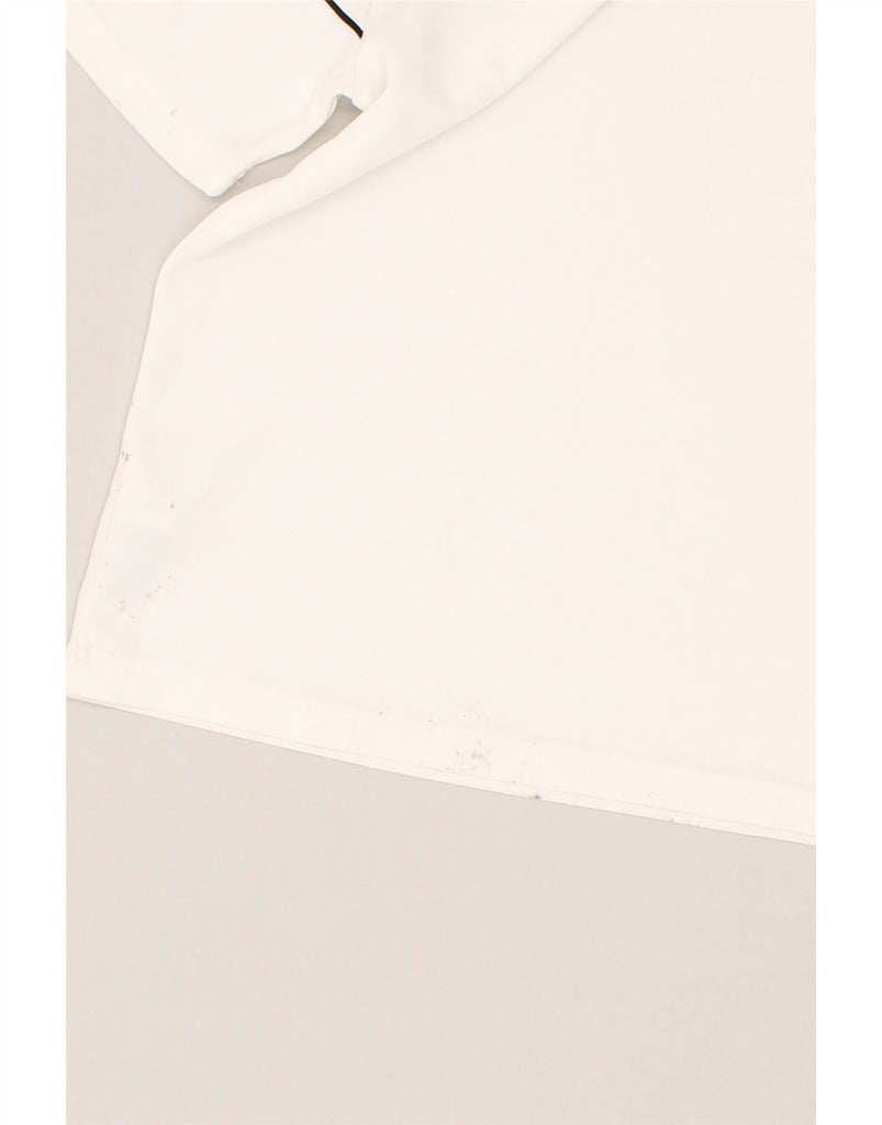 ADIDAS Boys Climalite T-Shirt Top 11-12 Years Medium White Polyester | Vintage Adidas | Thrift | Second-Hand Adidas | Used Clothing | Messina Hembry 