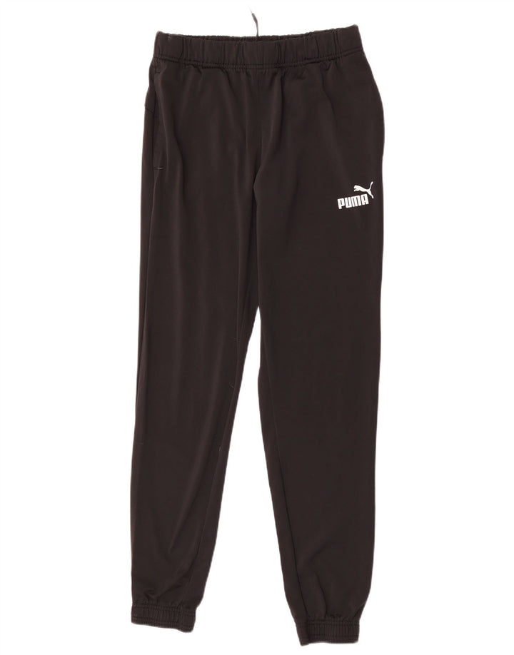 PUMA Womens Tracksuit Trousers Joggers UK 12 Medium  Black Polyester