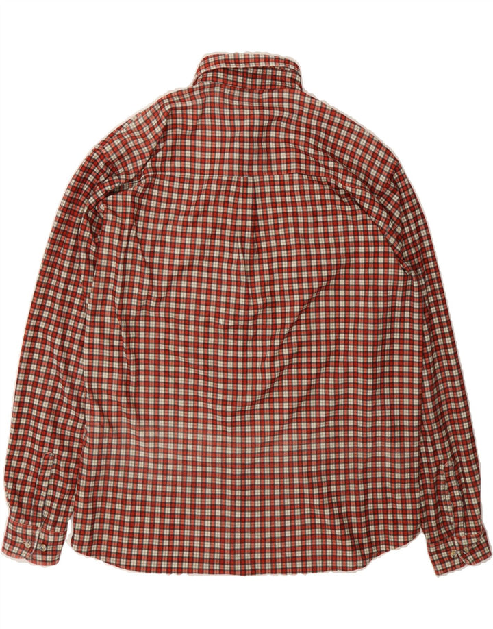 SALEWA Mens Flannel Shirt Large Red Check Polyester Vintage SALEWA and Second-Hand SALEWA from Messina Hembry 