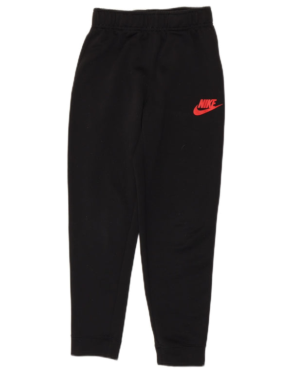 Nike Boys Tracksuit Trousers Joggers 10-11 Years Medium  Black Polyester