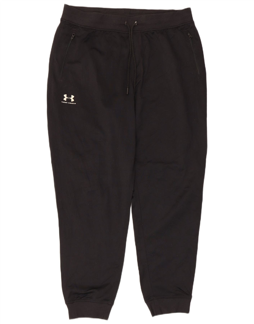 Under Armour Mens Tracksuit Trousers Joggers XL Black Polyester