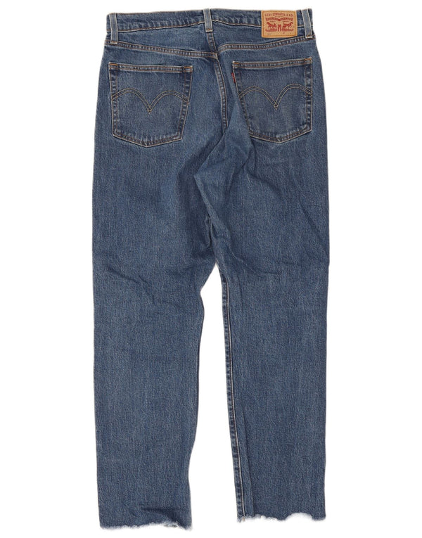 Levi's Mens 501 Straight Jeans W30 L30 Blue Cotton