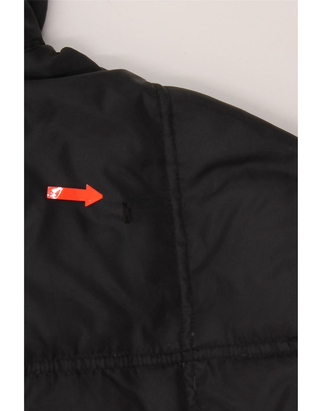 Fila Mens Hooded Padded Jacket IT 54 2XL Black Polyamide