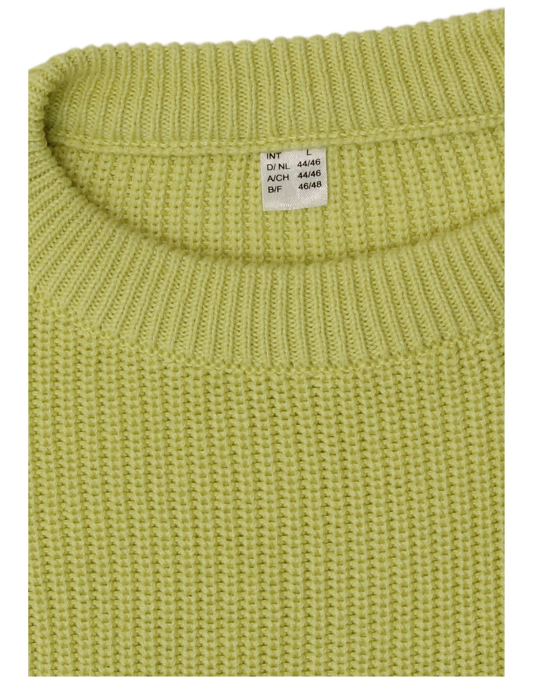 Vintage Womens Oversized Crew Neck Jumper Sweater UK 16 Large Green