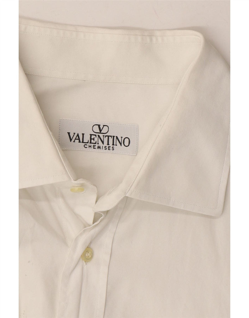 VALENTINO Mens Shirt Size 43 17 XL White Vintage Valentino and Second-Hand Valentino from Messina Hembry 