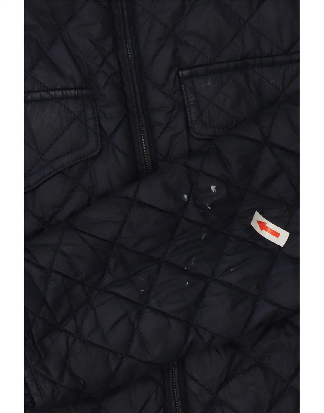 Barbour Womens Quilted Jacket UK 10 Small Navy Blue