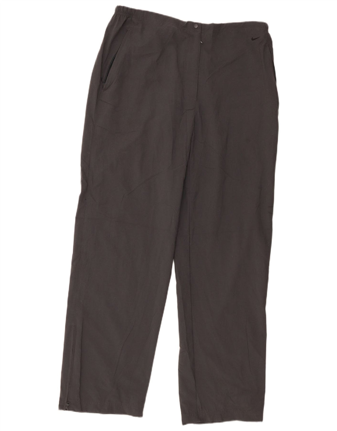 Nike Womens Tracksuit Trousers UK 16/18 XL Grey Polyester