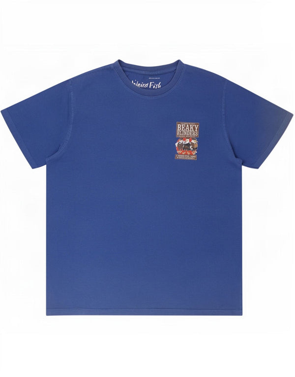 Weird Fish Mens Graphic T-Shirt Top XL Blue