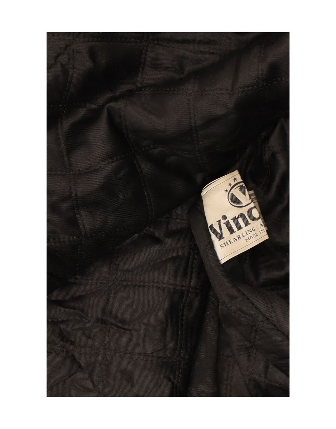 VINCENT Womens Oversized Leather Coat IT 44 Medium Black Leather Vintage Vincent and Second-Hand Vincent from Messina Hembry 